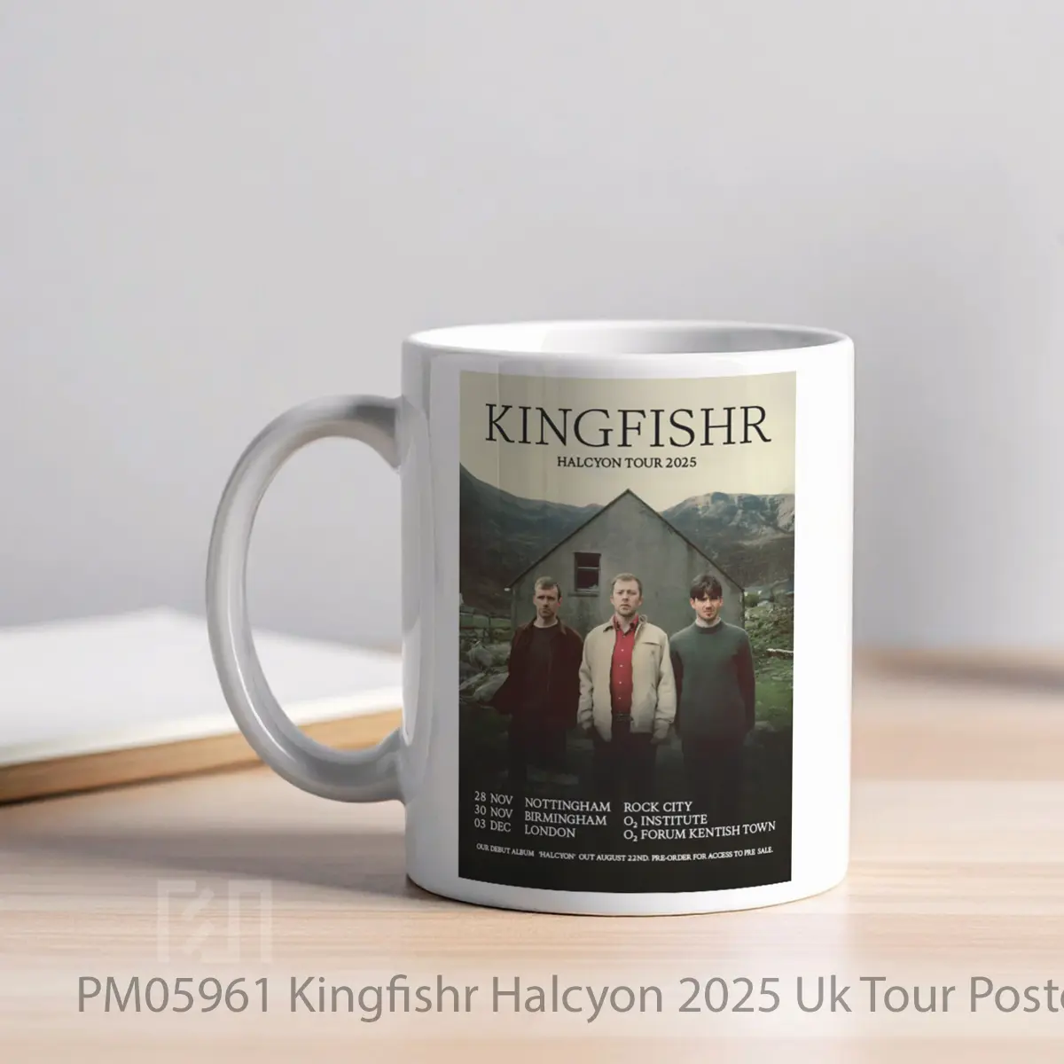 Mug Kingfishr Halcyon 2025 Uk Tour MPM05961 - All-side / Desain