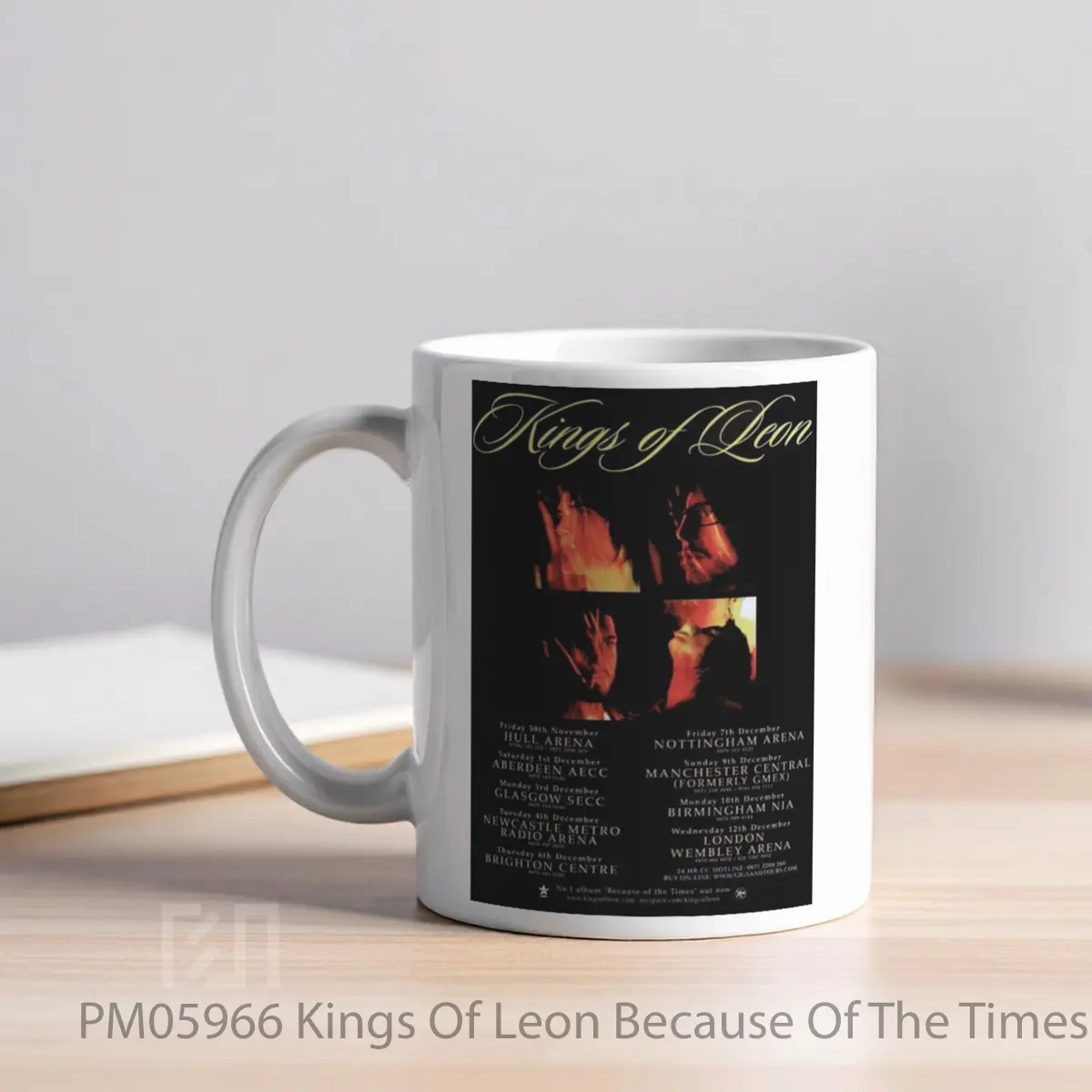 Mug Kings Of Leon Because Of The Times Uk Tour 2007 MPM05966 - All-side / Desain