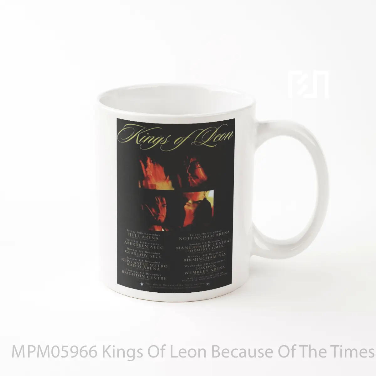 Mug Kings Of Leon Because Of The Times Uk Tour 2007 MPM05966