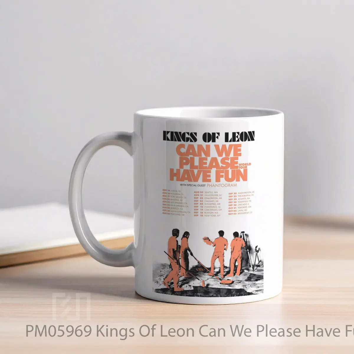 Mug Kings Of Leon Can We Please Have Fun 2024 North Am MPM05969 - All-side / Desain