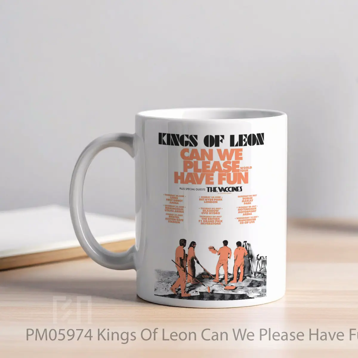 Mug Kings Of Leon Can We Please Have Fun Uk Tour 2024 4 MPM05974 - All-side / Desain