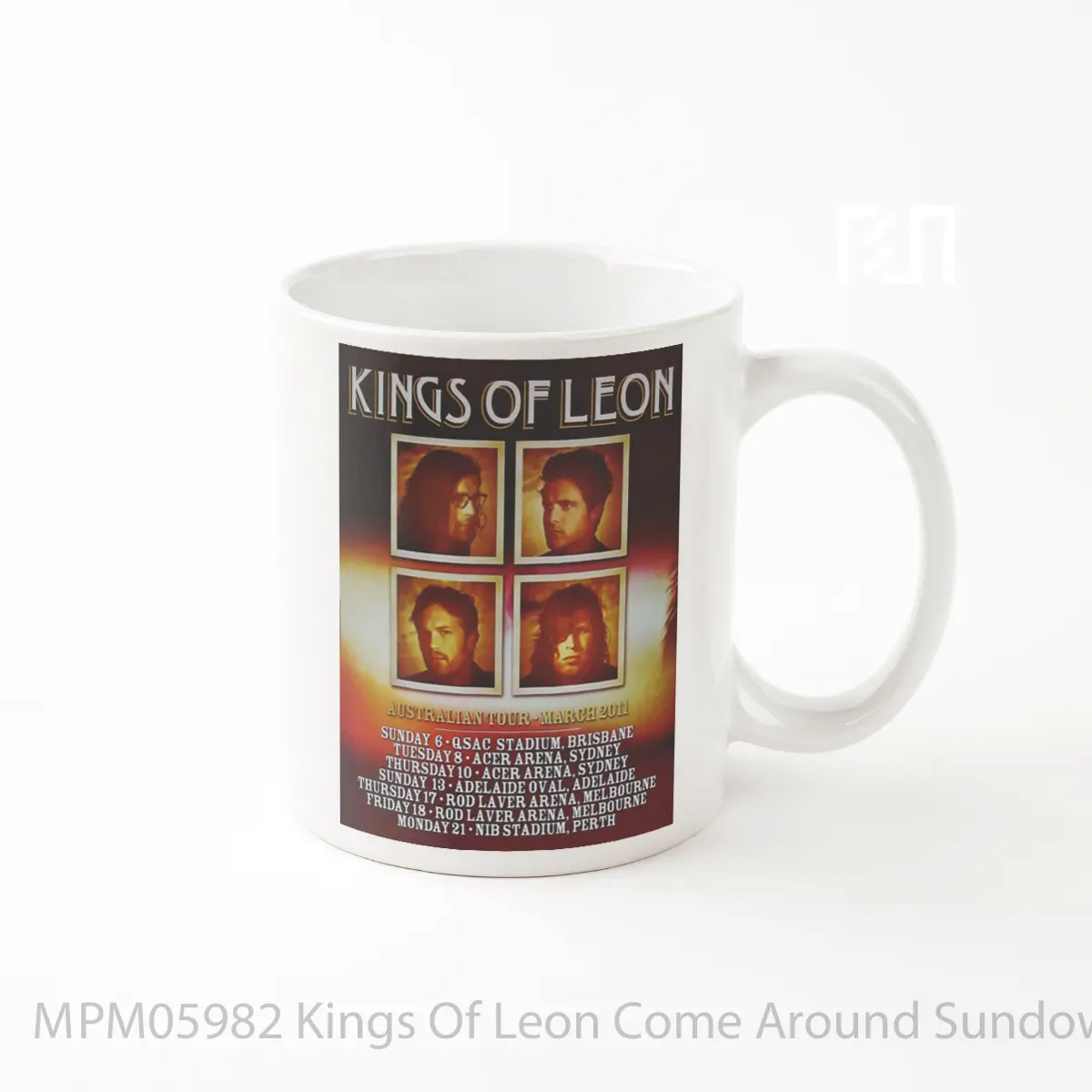 Mug Kings Of Leon Come Around Sundown Australia Arena Tour 2011 MPM05982