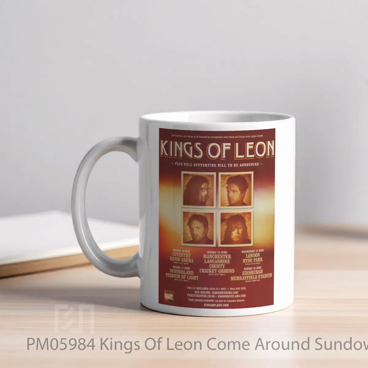 Mug Kings Of Leon Come Around Sundown Uk Tour 2011 MPM05984 - All-side / Desain