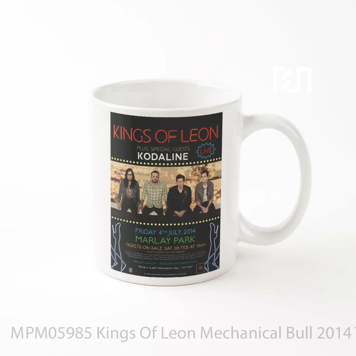 Mug Kings Of Leon Mechanical Bull 2014 Tour MPM05985