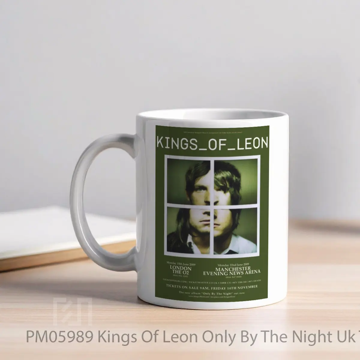 Mug Kings Of Leon Only By The Night Uk Tour 2009 MPM05989 - All-side / Desain
