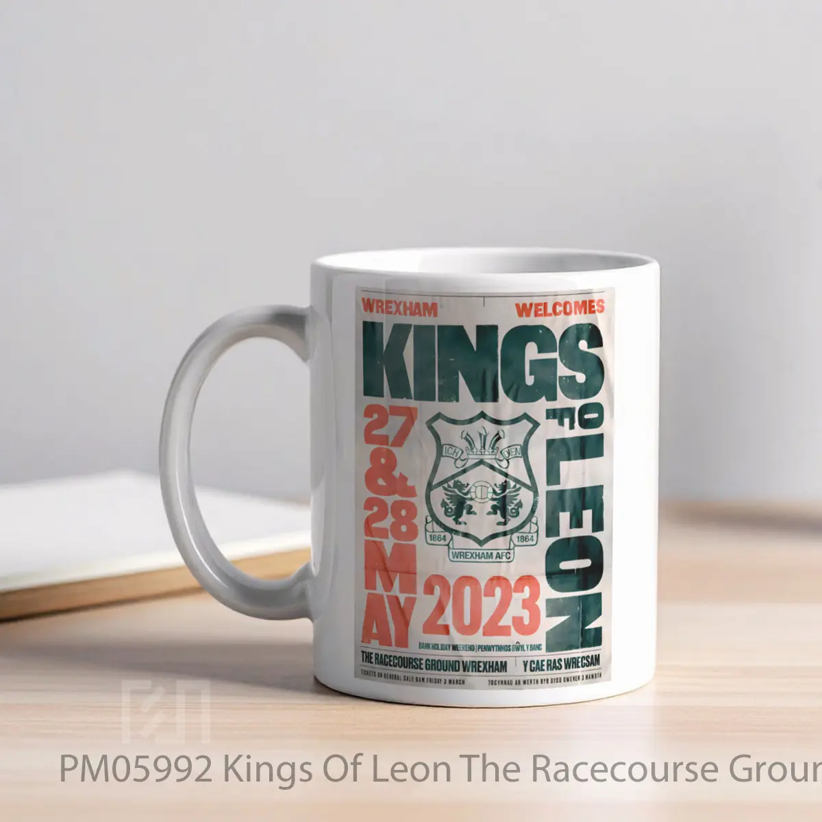 Mug Kings Of Leon The Racecourse Ground Wrexham Wales MPM05992 - All-side / Desain