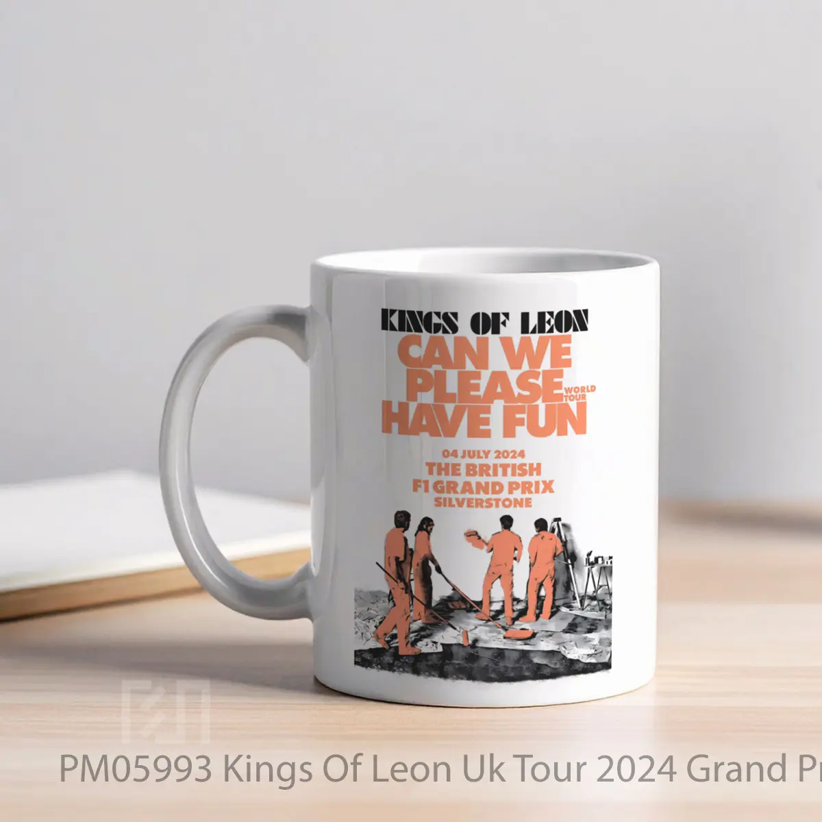 Mug Kings Of Leon Uk Tour 2024 Grand Prix Silverstone MPM05993 - All-side / Desain