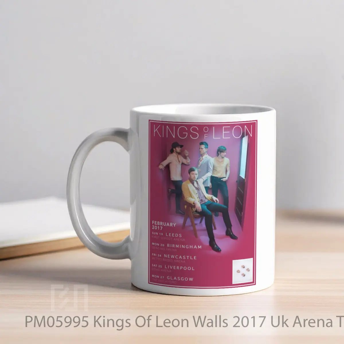 Mug Kings Of Leon Walls 2017 Uk Arena Tour Print MPM05995 - All-side / Desain