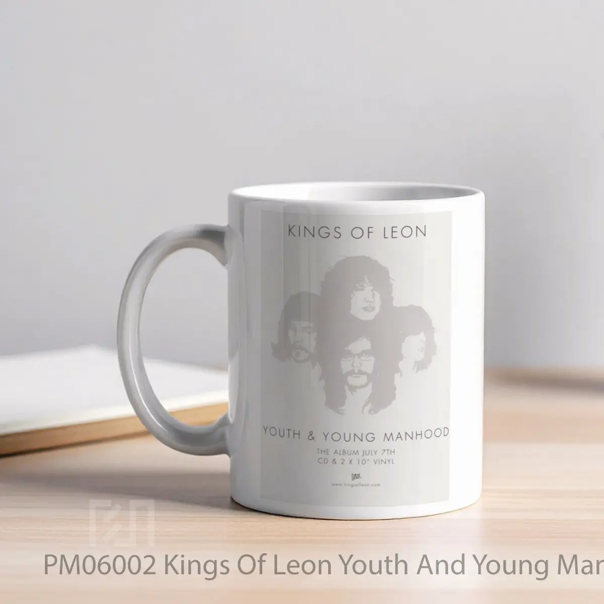 Mug Kings Of Leon Youth And Young Manhood MPM06002 - All-side / Desain
