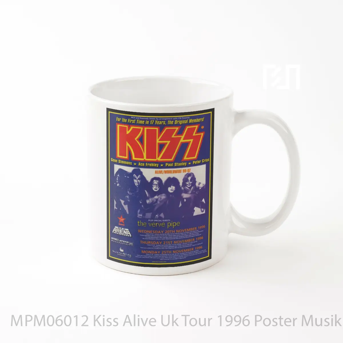 Mug Keramik Premium SNI - Mug Kiss Alive Uk Tour 1996 MPM06012