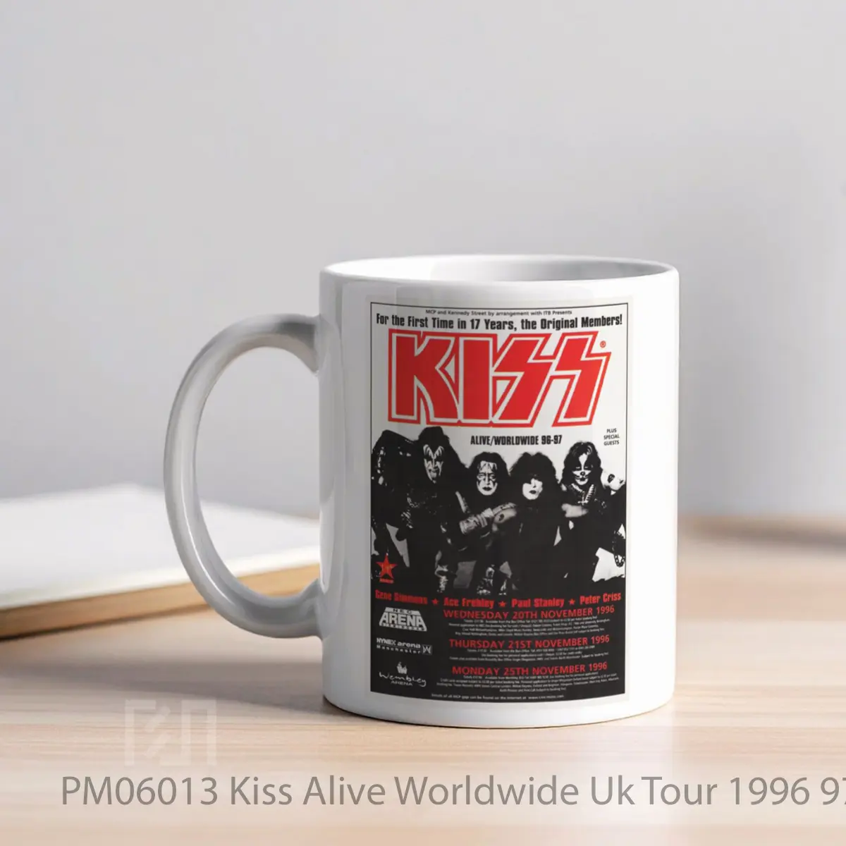 Mug Kiss Alive Worldwide Uk Tour 1996 97 MPM06013 - All-side / Desain