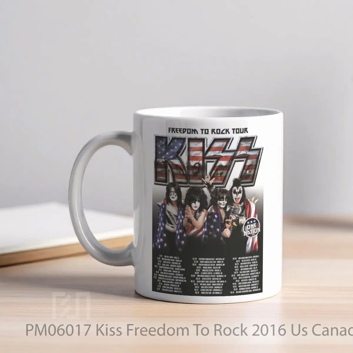 Mug Kiss Freedom To Rock 2016 Us Canada Arena Tour MPM06017 - All-side / Desain