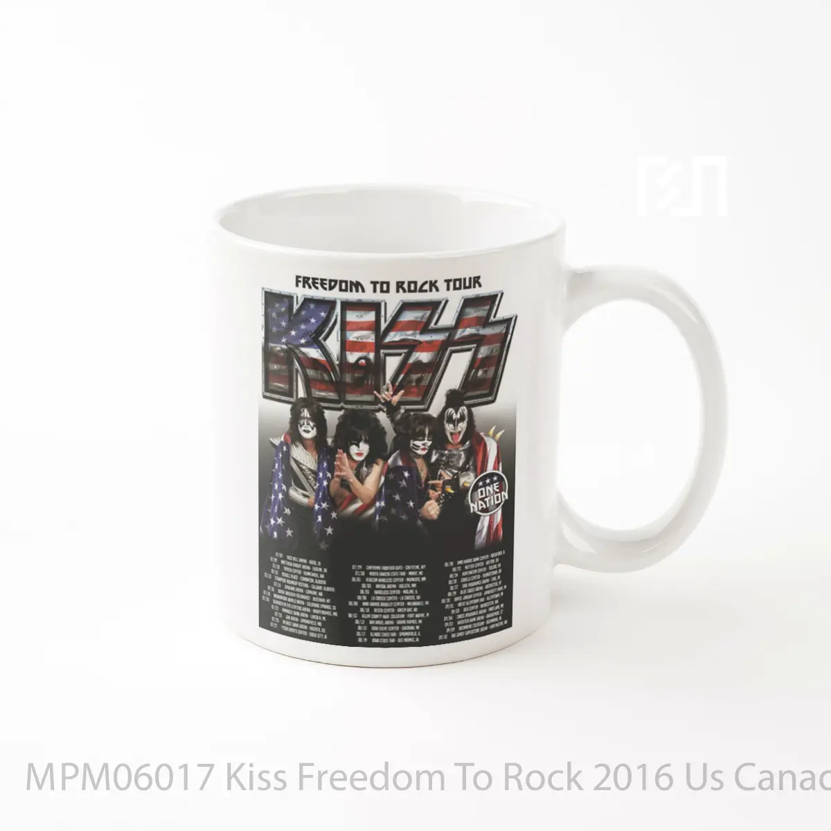 Mug Kiss Freedom To Rock 2016 Us Canada Arena Tour MPM06017