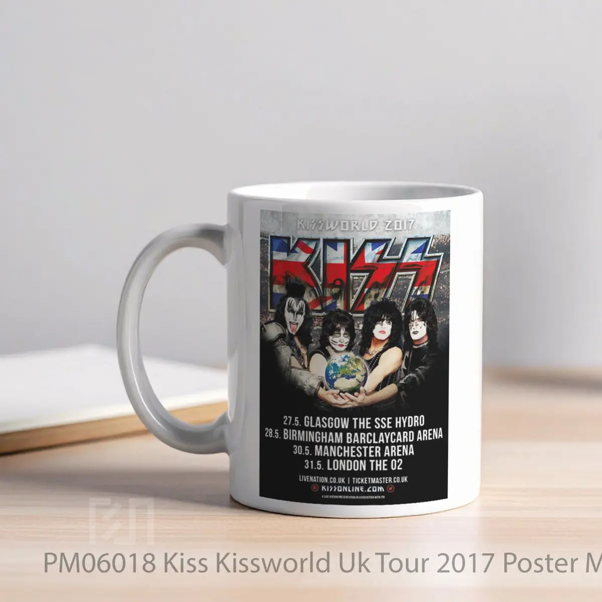 Mug Kiss Kissworld Uk Tour 2017 MPM06018 - All-side / Desain
