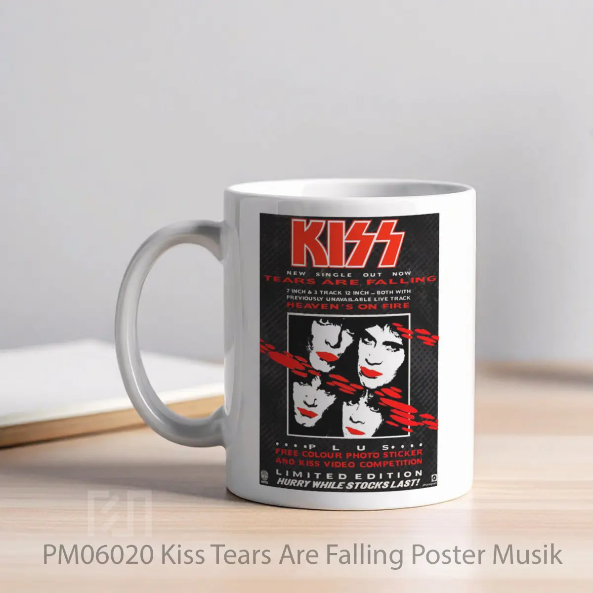 Mug Kiss Tears Are Falling MPM06020 - All-side / Desain