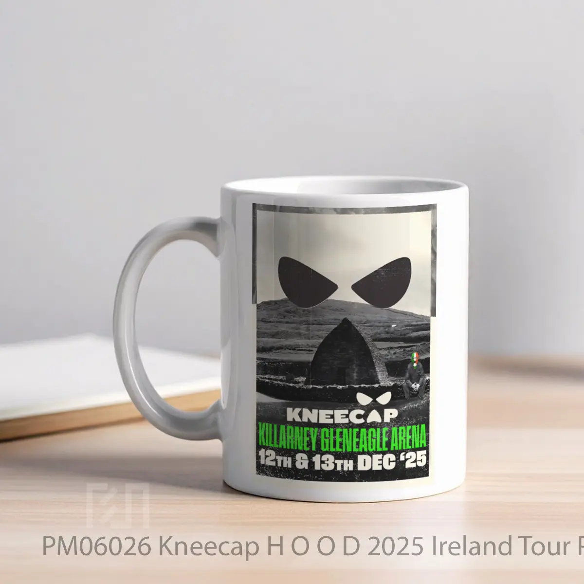 Mug Kneecap H O O D 2025 Ireland Tour MPM06026 - All-side / Desain