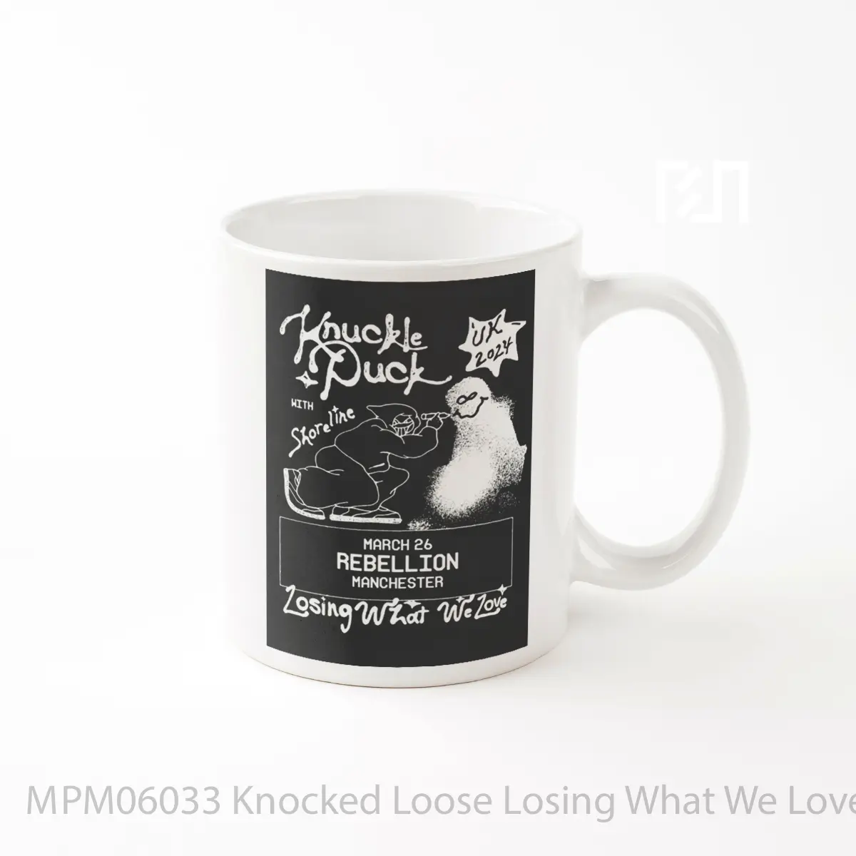Mug Knocked Loose Losing What We Love 2024 Tour Manchester Rebellion MPM06033