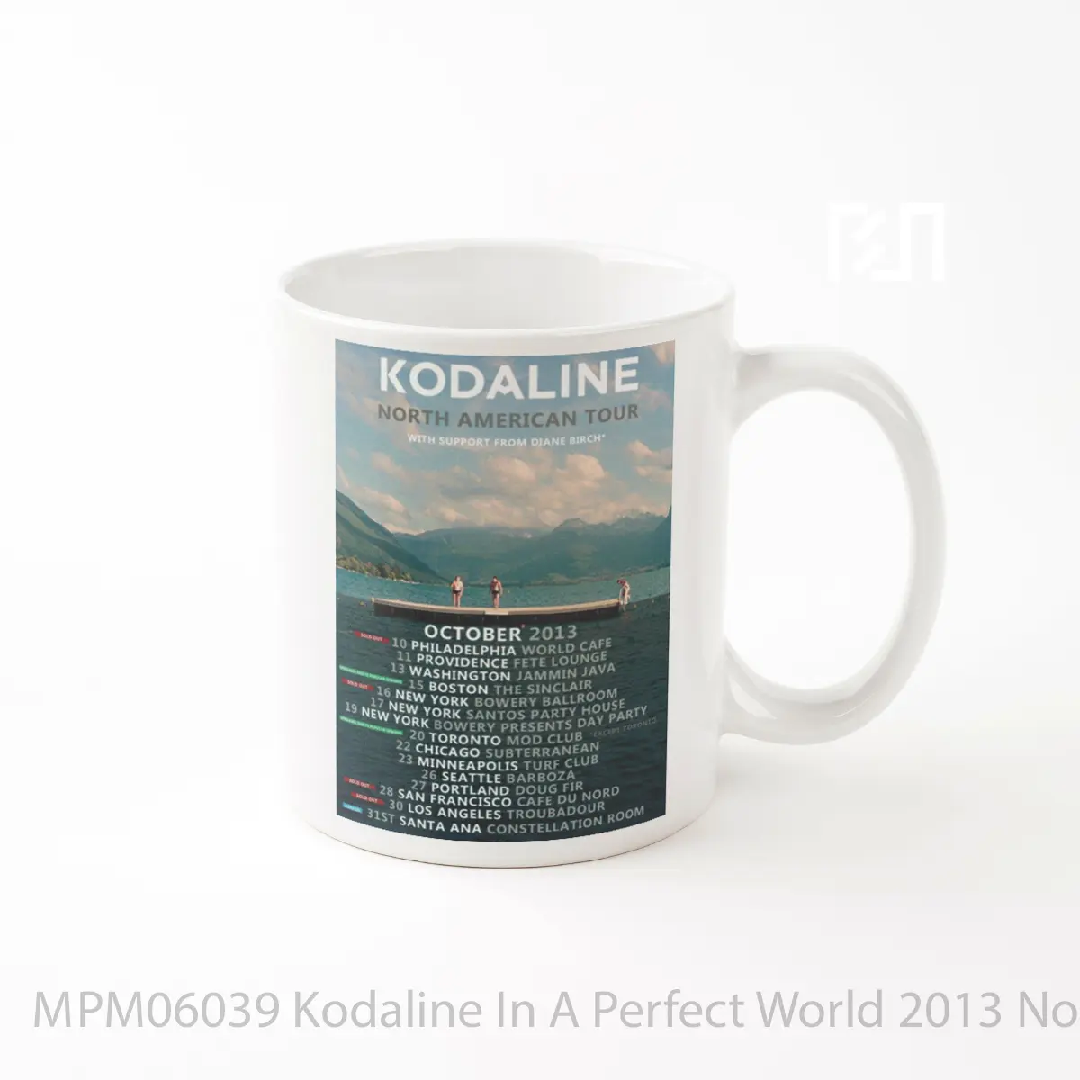 Mug Kodaline In A Perfect World 2013 North American To MPM06039