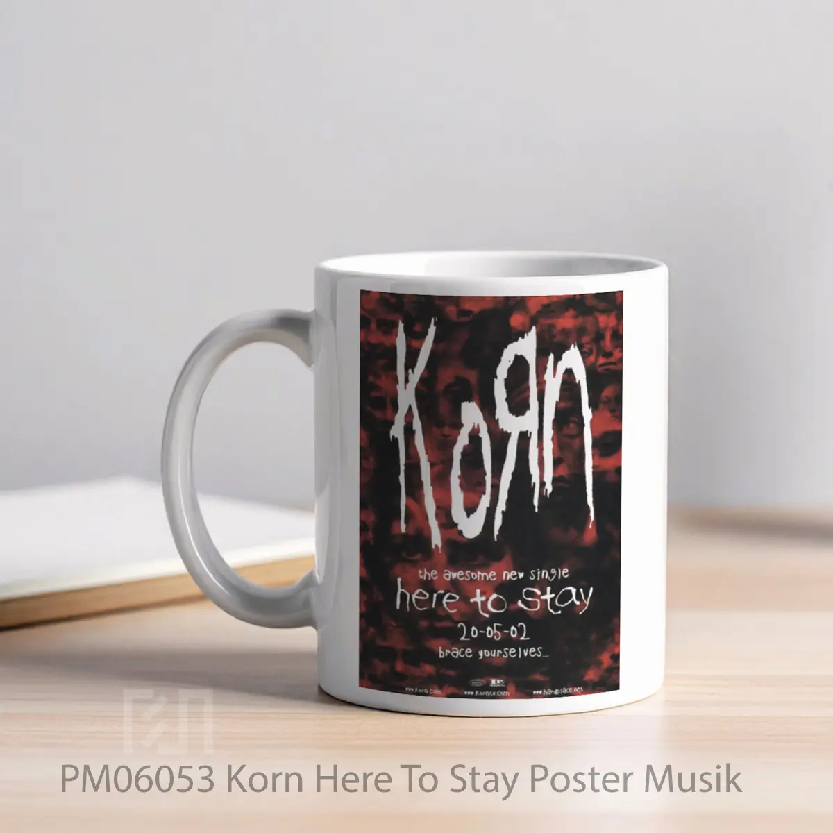 Mug Korn Here To Stay MPM06053 - All-side / Desain