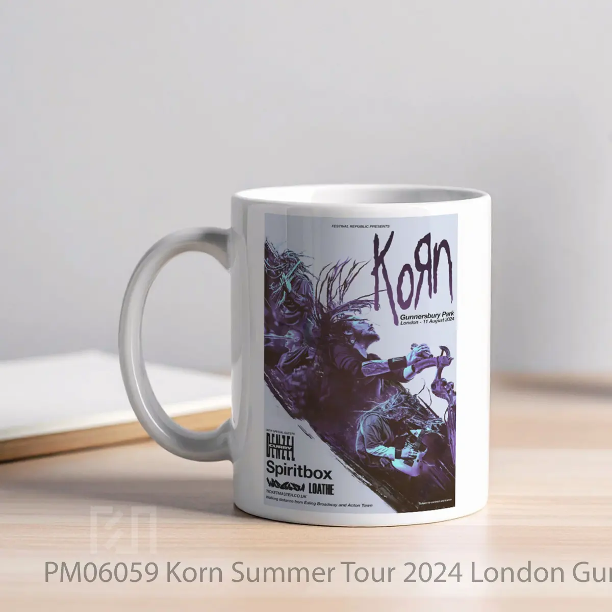 Mug Korn Summer Tour 2024 London Gunnersbury Park MPM06059 - All-side / Desain