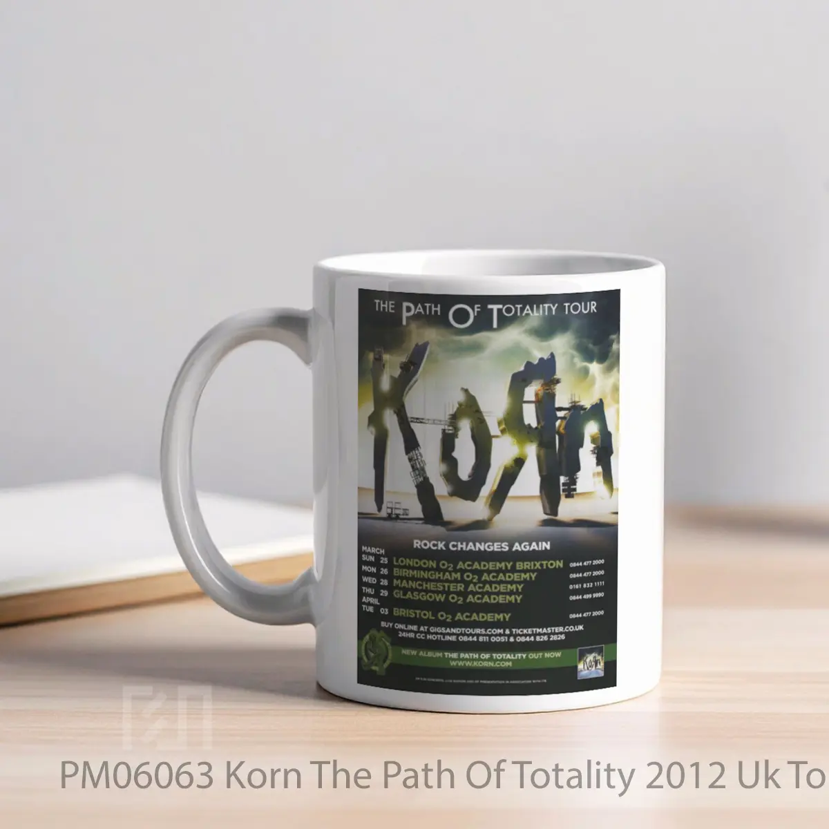 Mug Korn The Path Of Totality 2012 Uk Tour Print MPM06063 - All-side / Desain