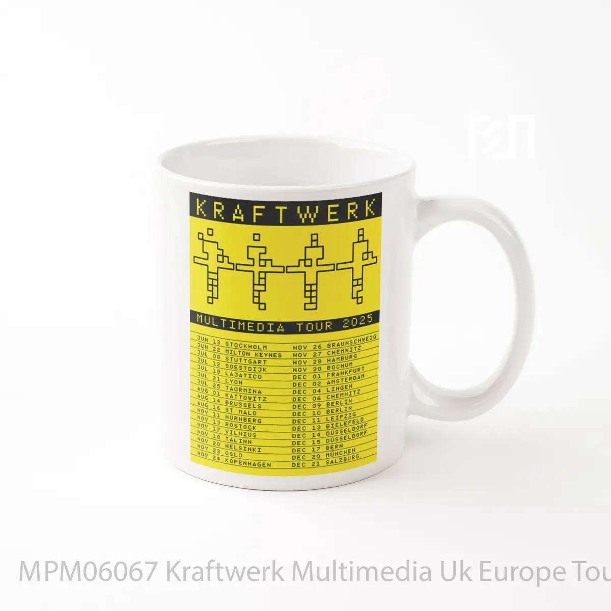 Mug Kraftwerk Multimedia Uk Europe Tour 2025 MPM06067