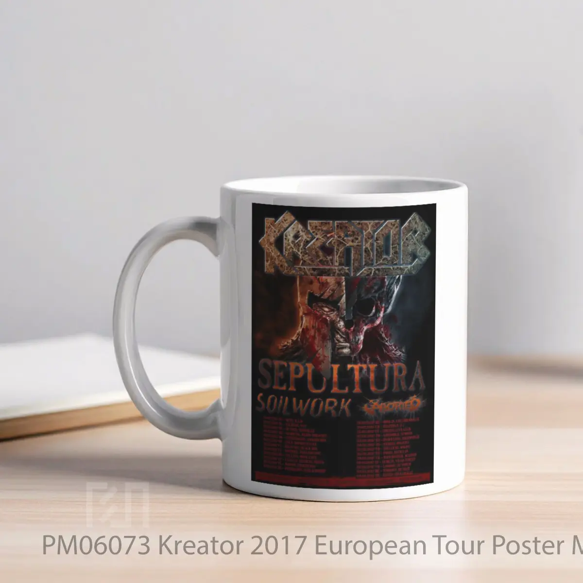 Mug Kreator 2017 European Tour MPM06073 - All-side / Desain