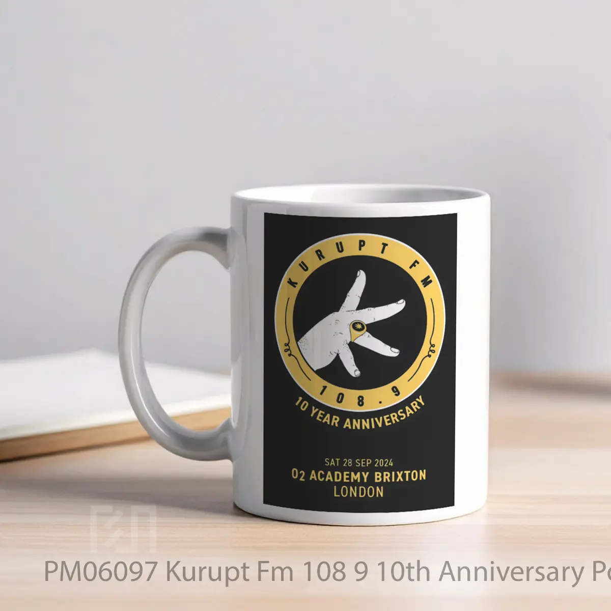 Mug Kurupt Fm 108 9 10th Anniversary MPM06097 - All-side / Desain