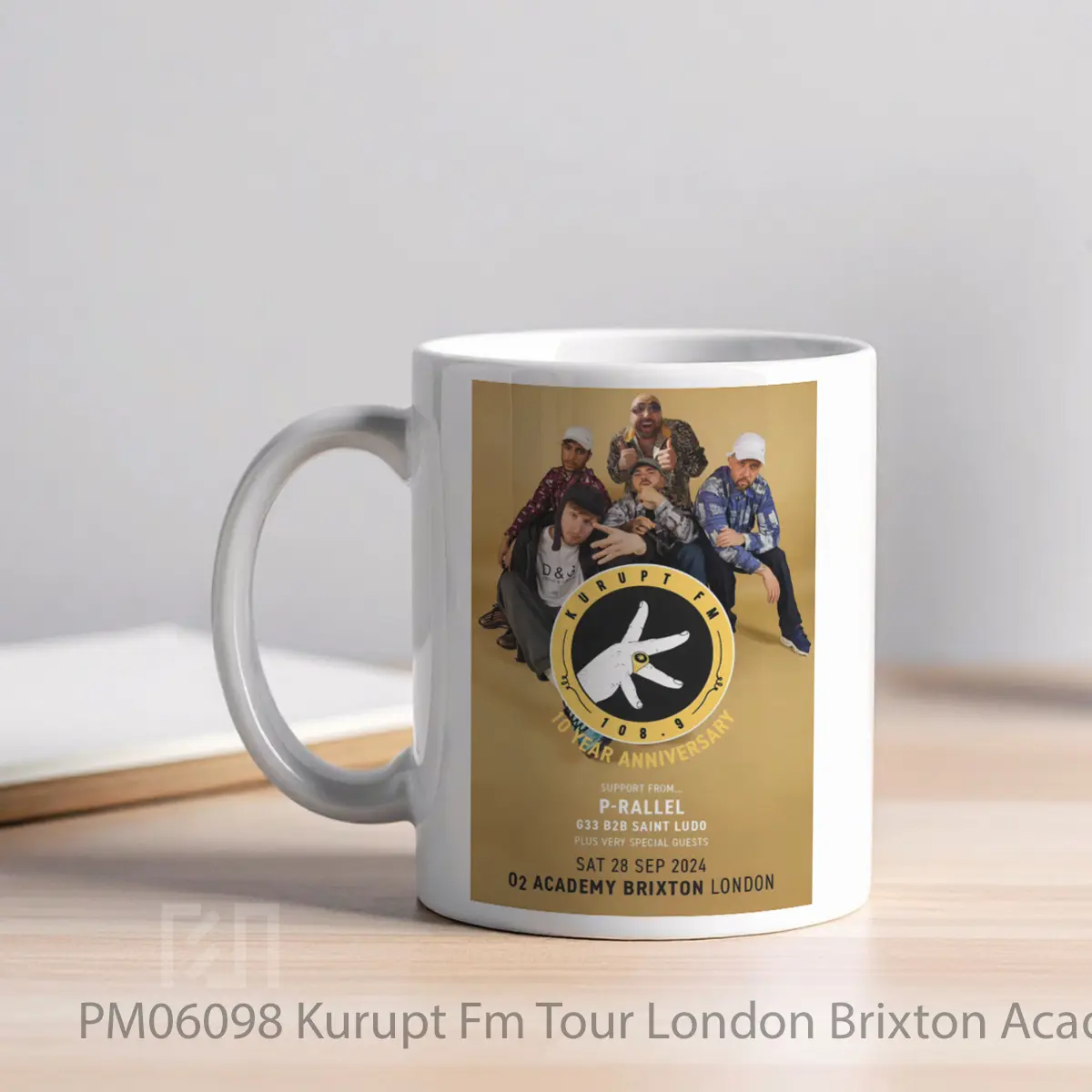Mug Kurupt Fm Tour London Brixton Academy MPM06098 - All-side / Desain