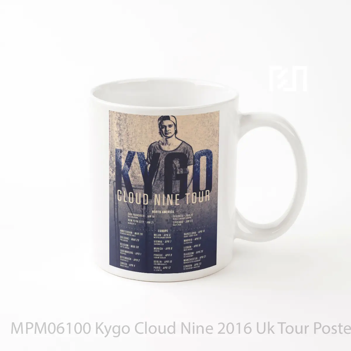 Mug Kygo Cloud Nine 2016 Uk Tour MPM06100