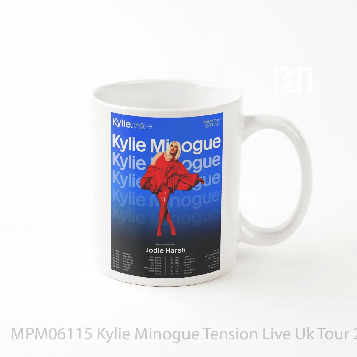 Mug Kylie Minogue Tension Live Uk Tour 2025 MPM06115