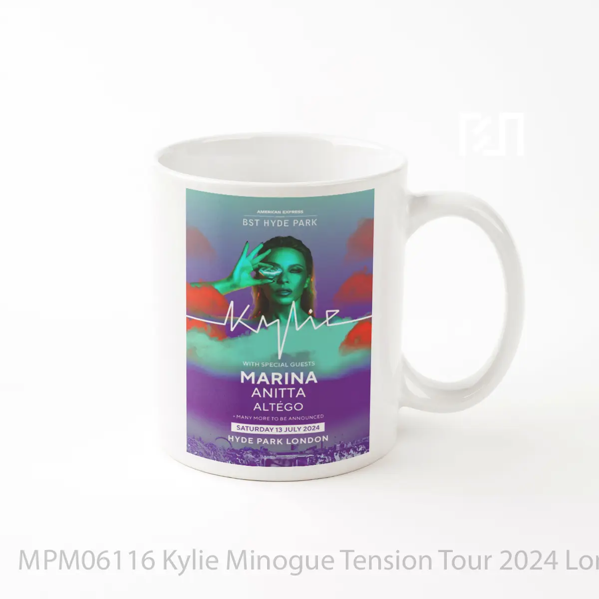 Mug Kylie Minogue Tension Tour 2024 London Bst Hyde Park MPM06116