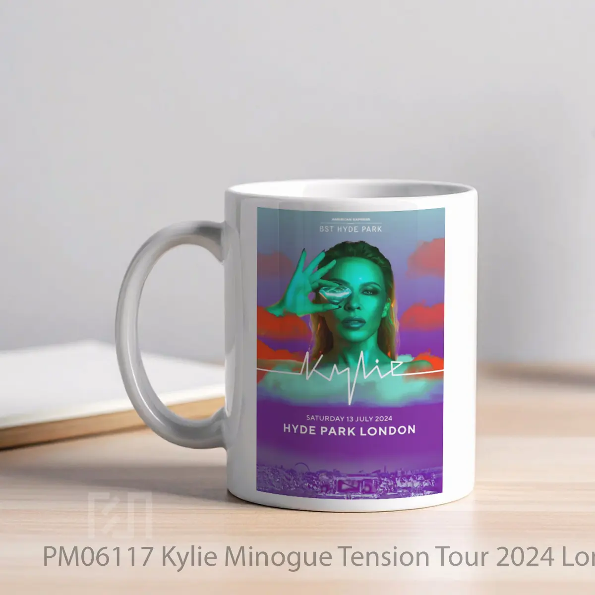 Mug Kylie Minogue Tension Tour 2024 London MPM06117 - All-side / Desain