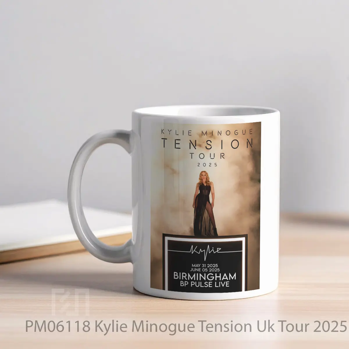 Mug Kylie Minogue Tension Uk Tour 2025 Birmingham MPM06118 - All-side / Desain