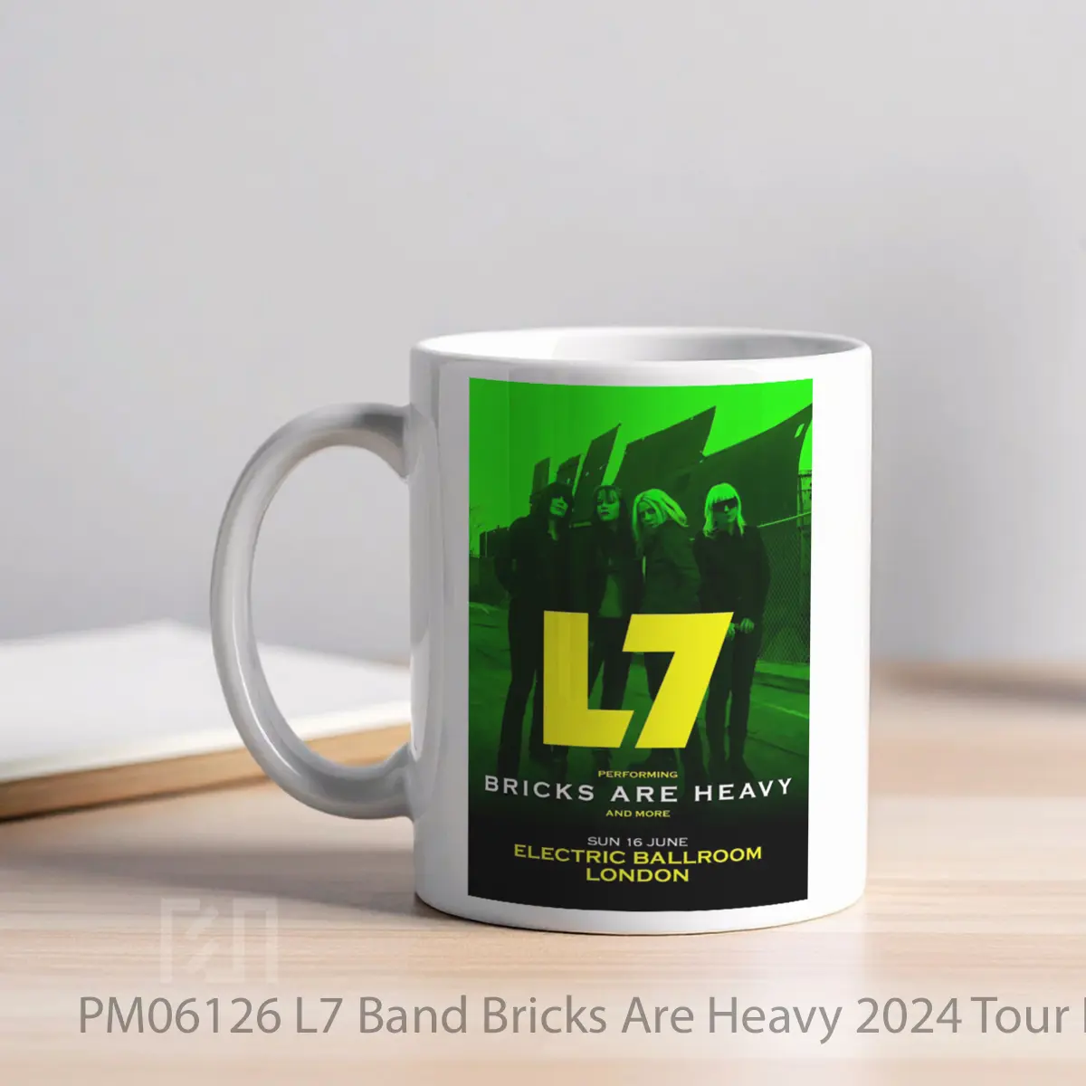Mug L7 Band Bricks Are Heavy 2024 Tour MPM06126 - All-side / Desain