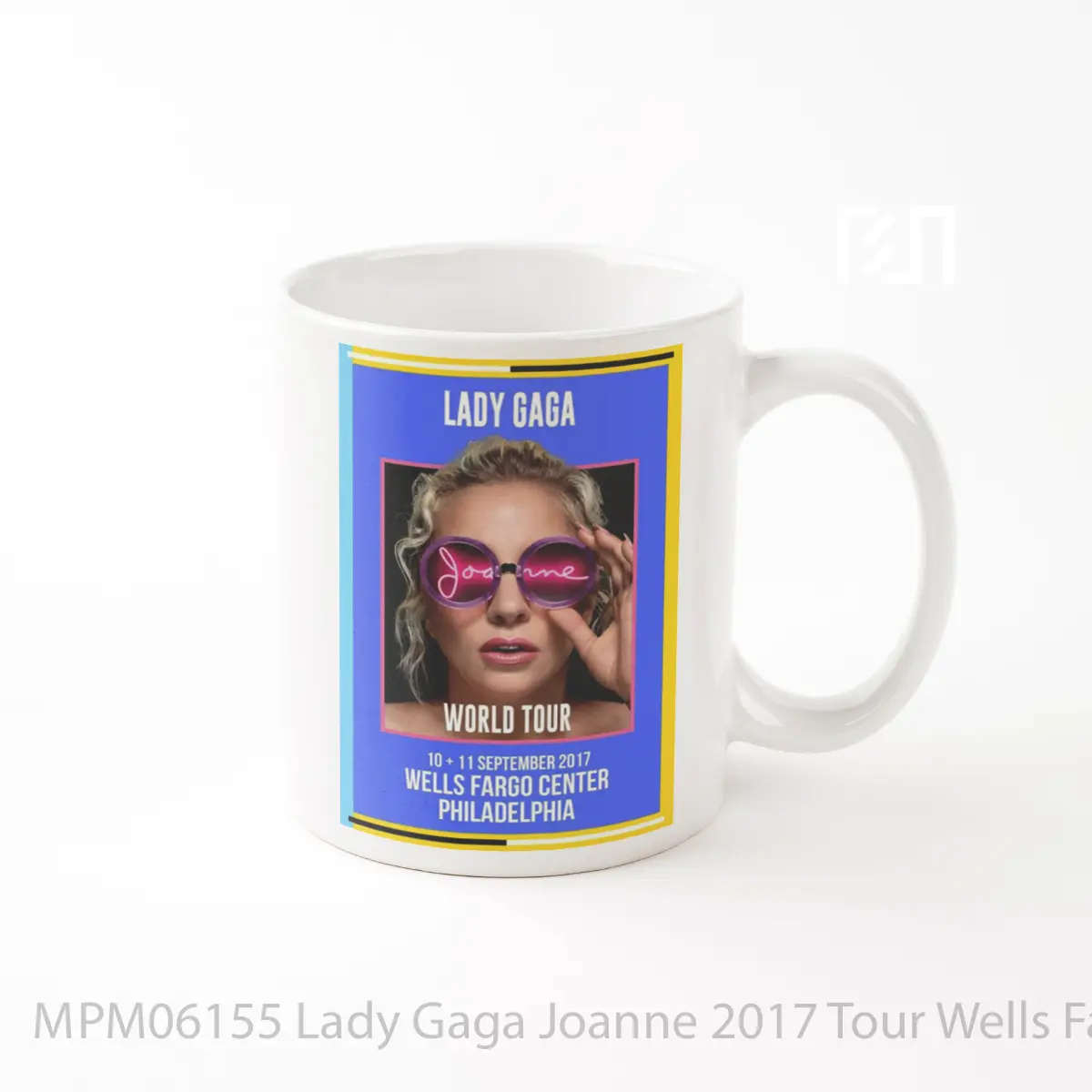 Mug Lady Gaga Joanne 2017 Tour Wells Fargo Center Philadelphia MPM06155