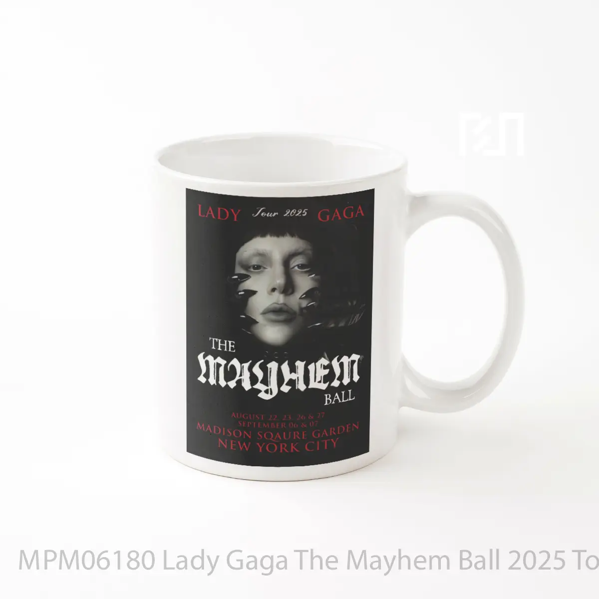 Mug Lady Gaga The Mayhem Ball 2025 Tour New York Madis MPM06180