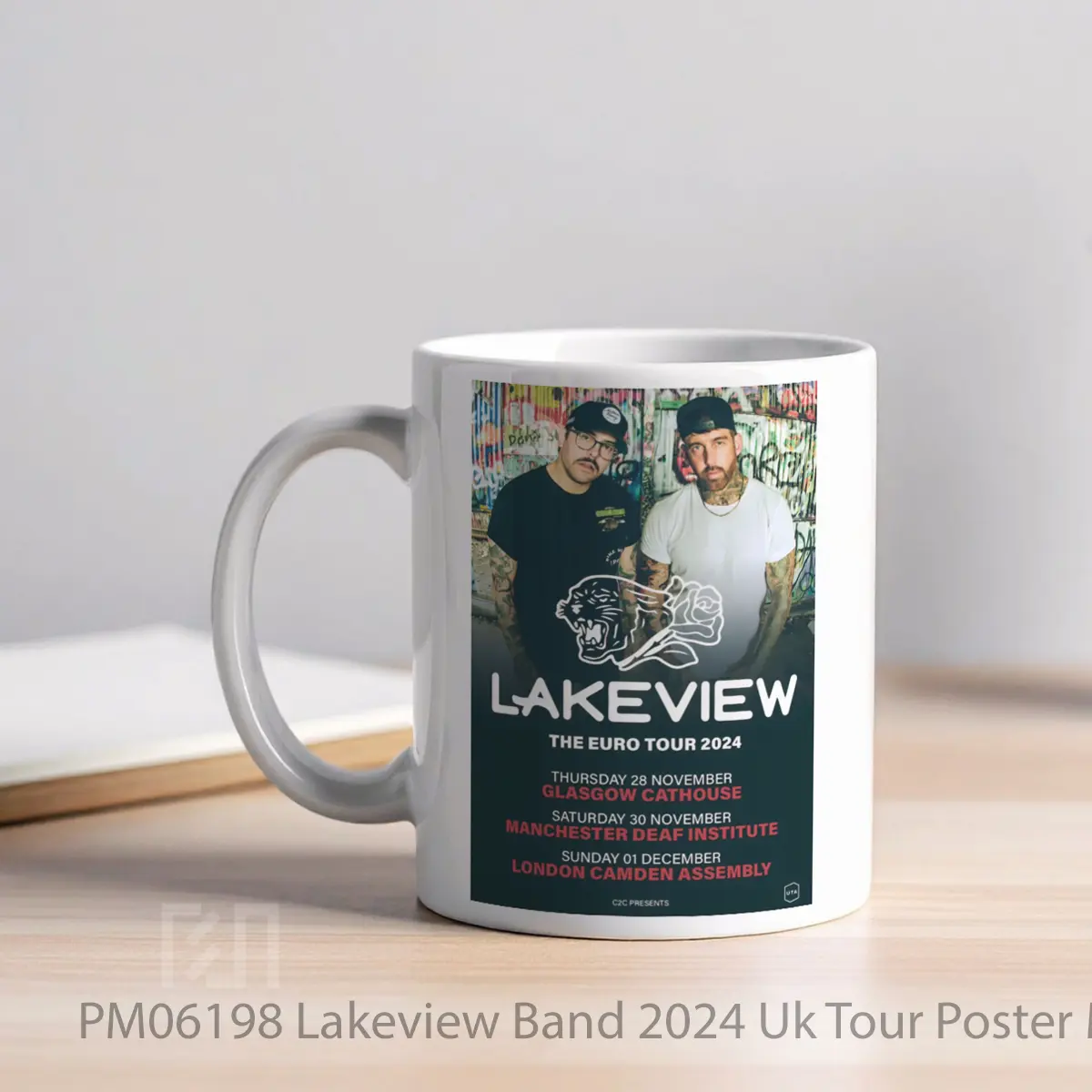 Mug Lakeview Band 2024 Uk Tour MPM06198 - All-side / Desain