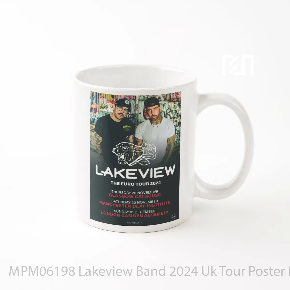 Mug Lakeview Band 2024 Uk Tour MPM06198