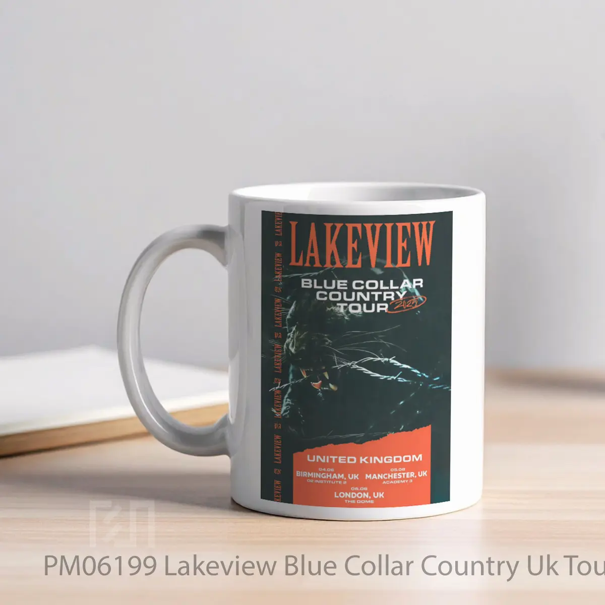 Mug Lakeview Blue Collar Country Uk Tour 2025 MPM06199 - All-side / Desain