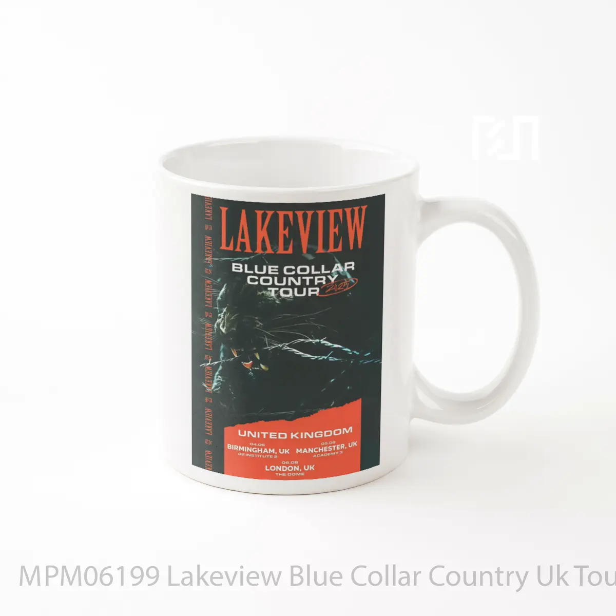 Mug Lakeview Blue Collar Country Uk Tour 2025 MPM06199