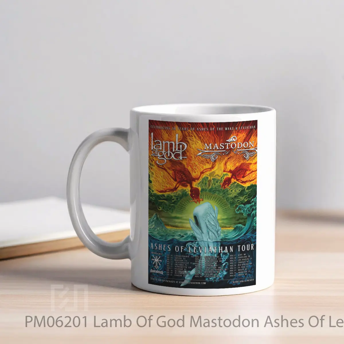 Mug Lamb Of God Mastodon Ashes Of Leviathan North America Tour 2024 MPM06201 - All-side / Desain