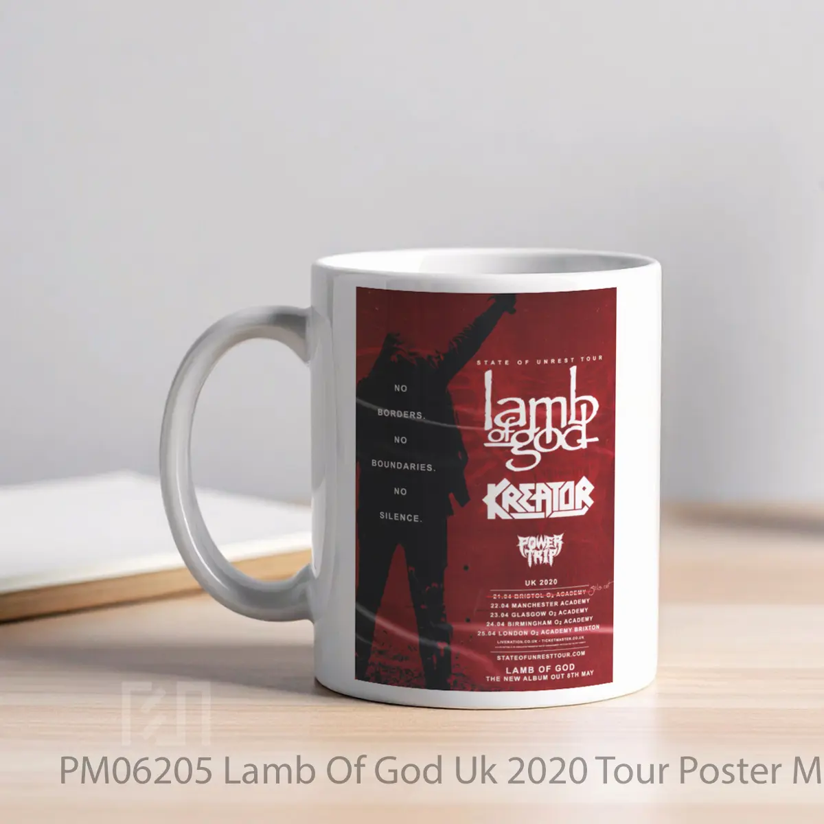 Mug Lamb Of God Uk 2020 Tour MPM06205 - All-side / Desain