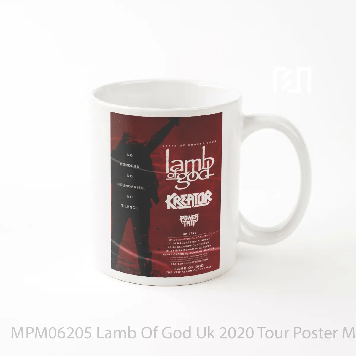 Mug Lamb Of God Uk 2020 Tour MPM06205
