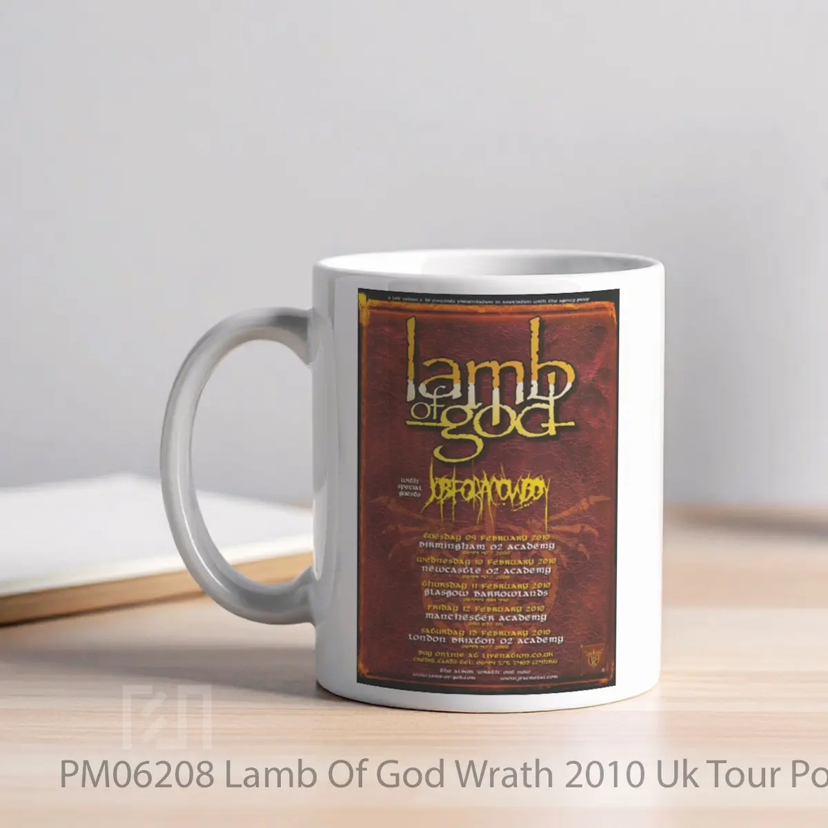Mug Lamb Of God Wrath 2010 Uk Tour MPM06208 - All-side / Desain