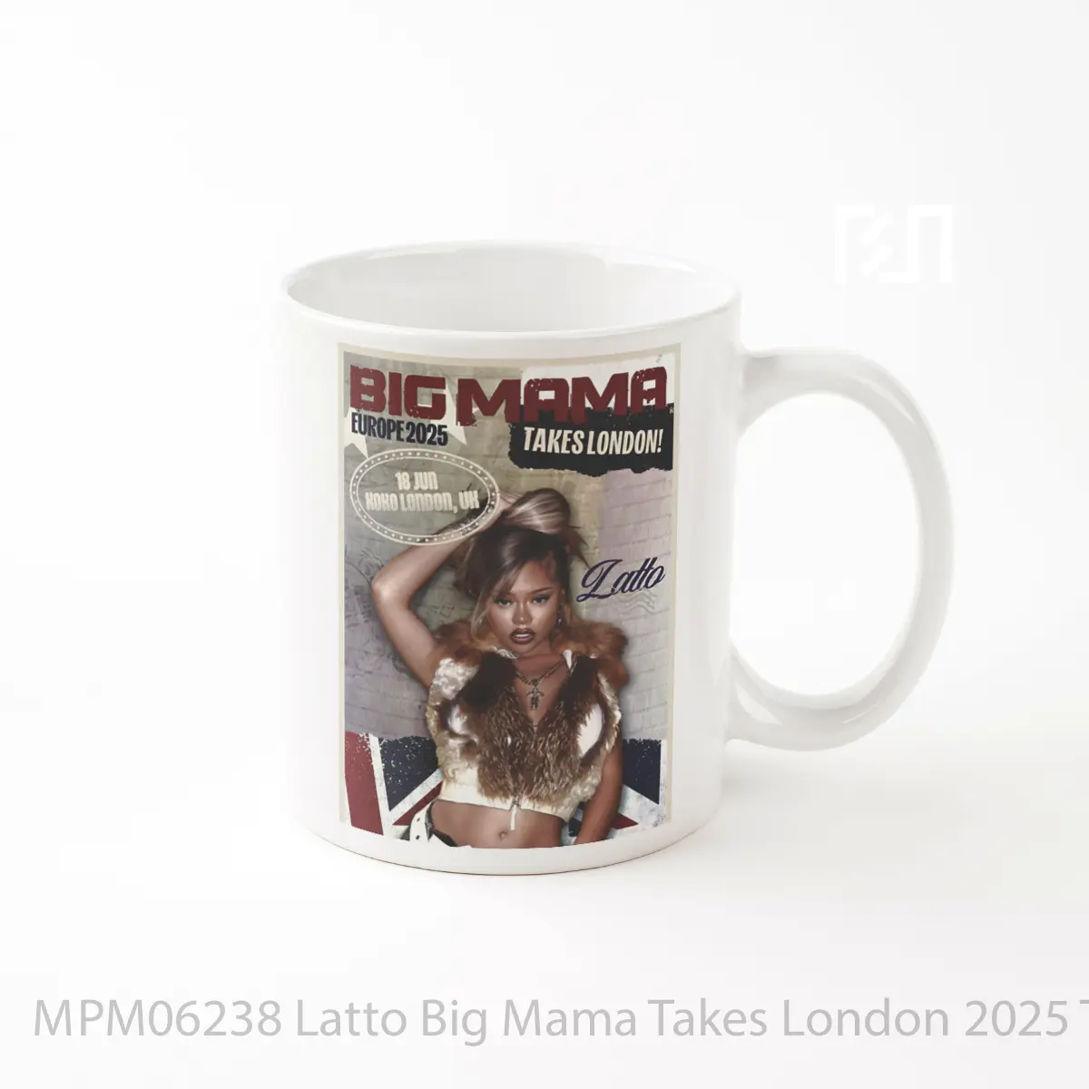 Mug Latto Big Mama Takes London 2025 Tour MPM06238