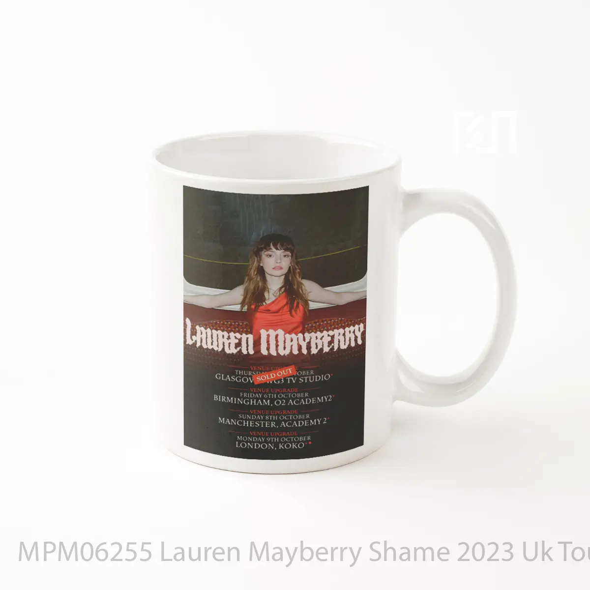 Mug Lauren Mayberry Shame 2023 Uk Tour Post MPM06255