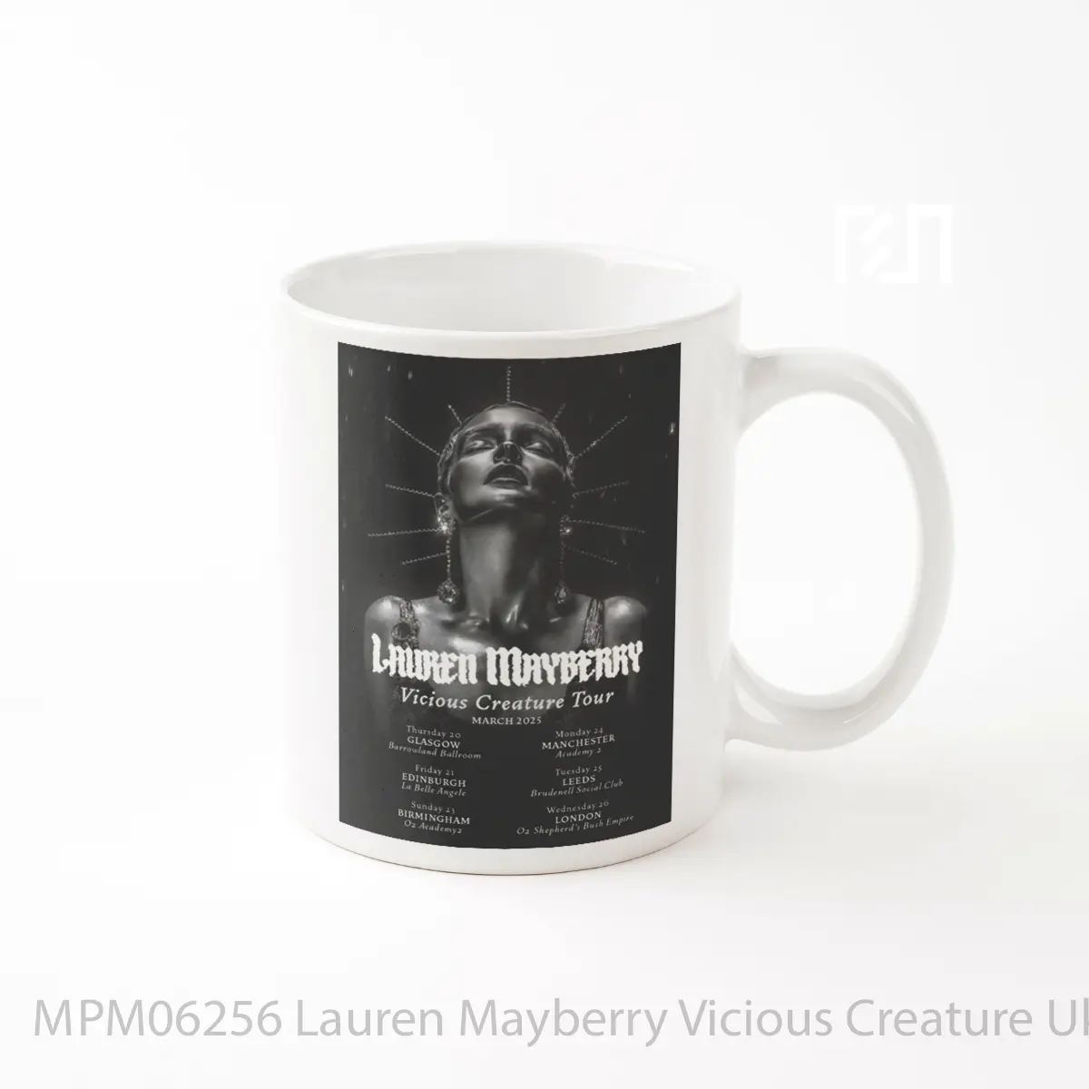 Mug Lauren Mayberry Vicious Creature Uk Tour 2025 MPM06256