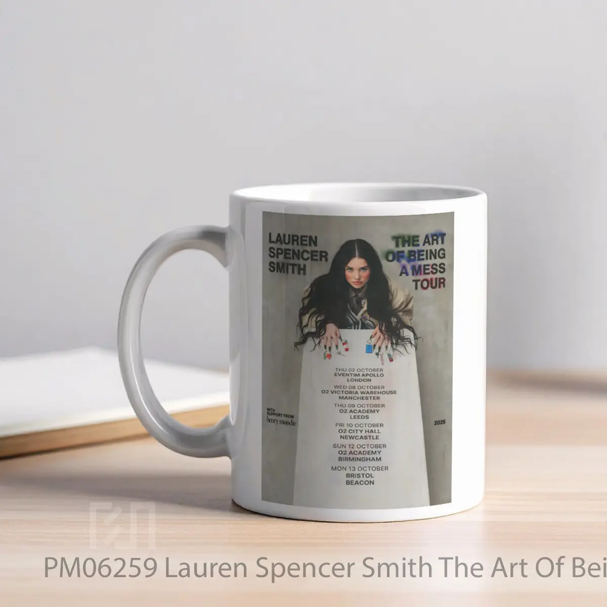 Mug Lauren Spencer Smith The Art Of Being A Mess Tour 2025 MPM06259 - All-side / Desain