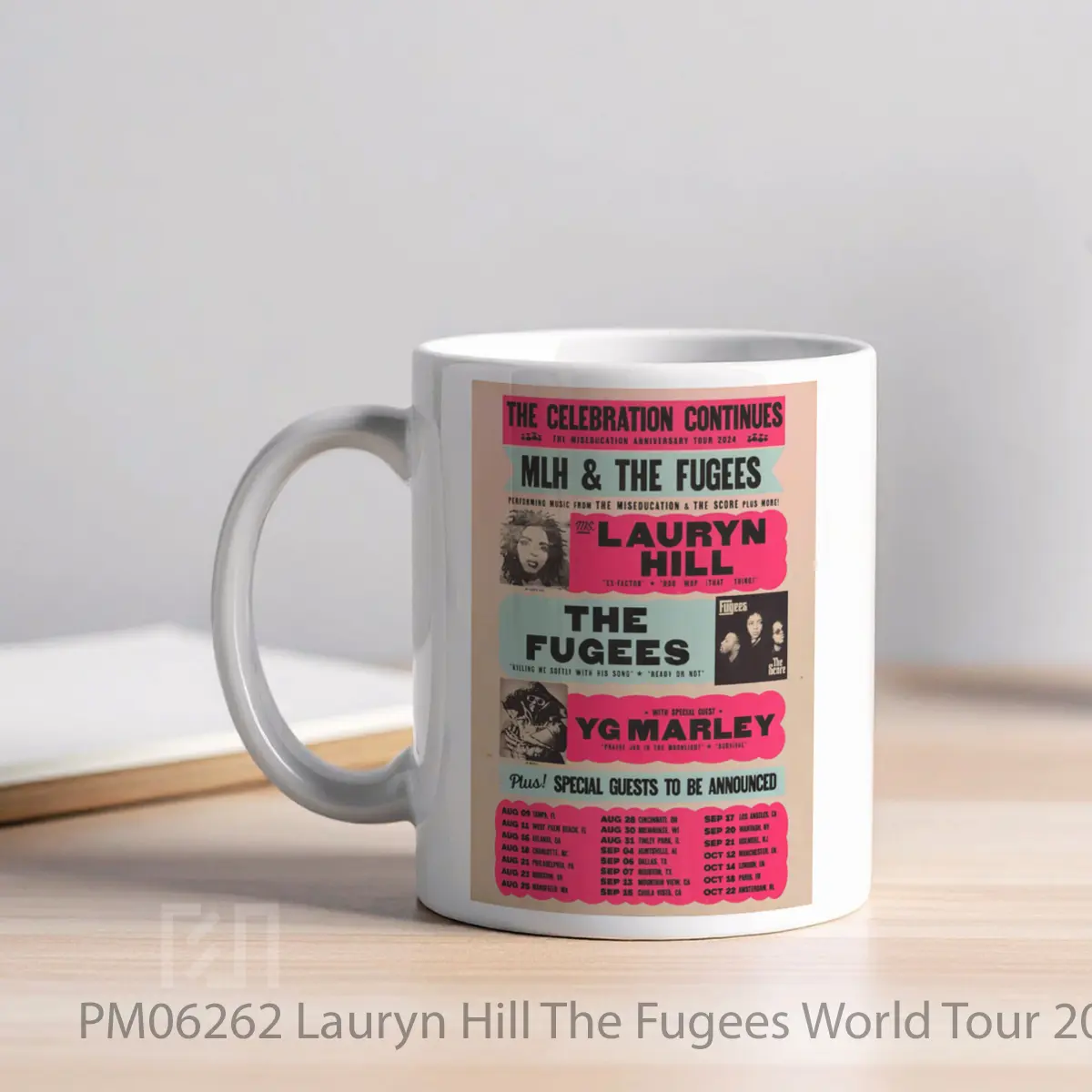 Mug Lauryn Hill The Fugees World Tour 2024 1 MPM06262 - All-side / Desain
